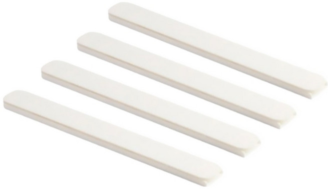 편한생활연구소 접착식 슬라이딩 레일, 4개, 화이트