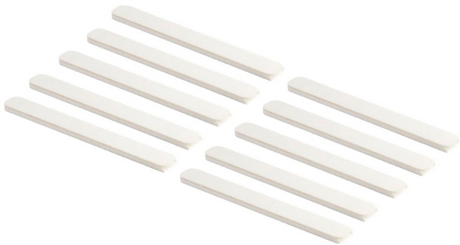 편한생활연구소 접착식 슬라이딩 레일, 10개, 화이트