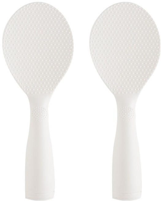 아케이바이 프리미엄 튼튼한 스탠딩 주걱, 화이트, 2개