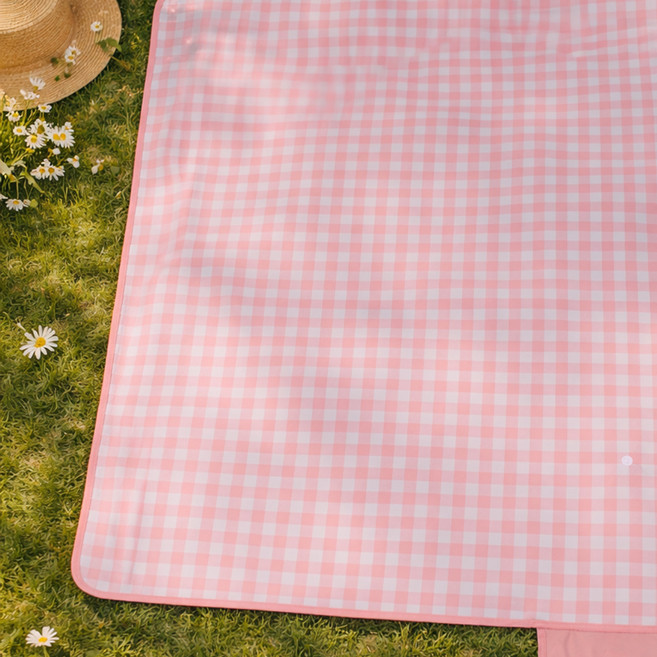 (주)더해피 접이식 피크닉 매트, 02 체크 피치