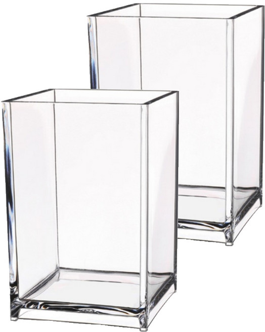 탑피아 깔끔한 연필꽂이, 투명, 2개