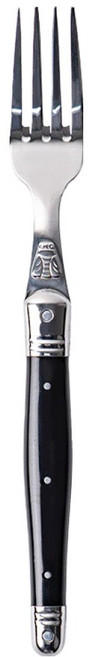 장듀보 라귀올 양식 커트러리 메인 디너포크, 블랙, 1개