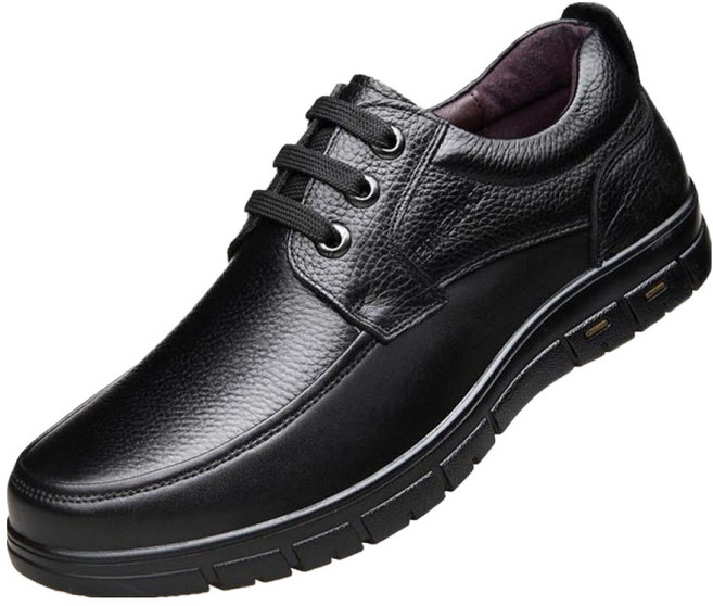 홀리바나나 남성용 미끄럼방지 소가죽 운동화처럼 편한 캐주얼 컴포트화 정장구두 HBNN268011