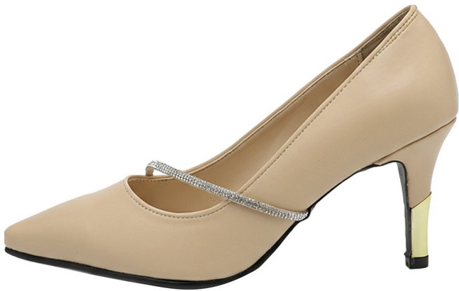 잭앤질 여성용 정장 블링 스틸레토 골드 힐 JA6205