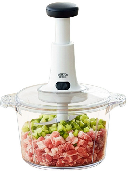 에버튼하우스 점보 초퍼 야채다지기 EHSM-HC42, 1개, 화이트