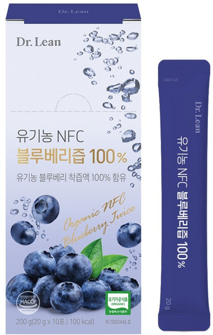Dr.Lean 有機 NFC 100% 藍莓汁