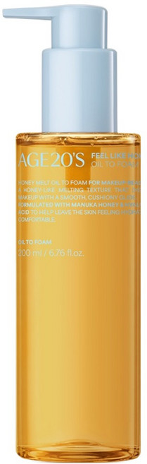 에이지투웨니스 필 라이크 허니 오일 투 폼, 1개, 200ml