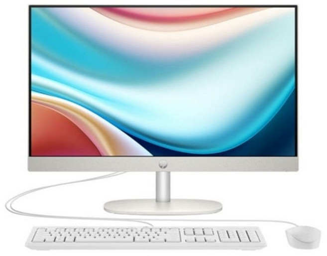 HP 2025 올인원 PC 24 셀러론 인텔 12세대, 셀 화이트, 24-cr0005KL, 256GB, 8GB, Free DOS