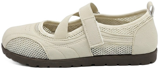 잭앤질 여성용 메쉬 찍찍이 메리제인 플랫 컴포트화 JA6173S