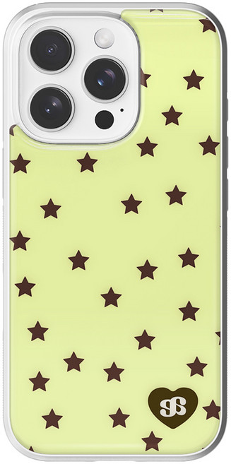 어프어프 바나나 멜로우 SILVER 에폭시 맥세이프 휴대폰 케이스