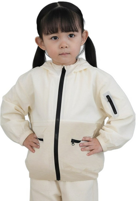 아동용 멀티포켓 바람막이 점퍼