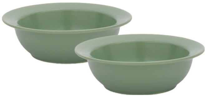 파라주니 파스텔 예쁜 요거트 시리얼 디저트볼 HJ1376, 밀크그린, 2개