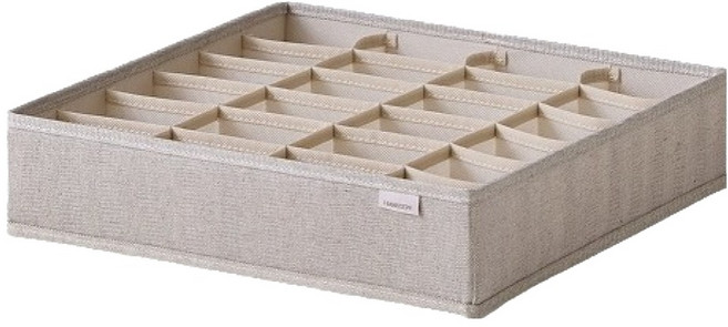 한샘 시그니처 드레스룸 칸칸정리함 24칸, 웜그레이, 1개