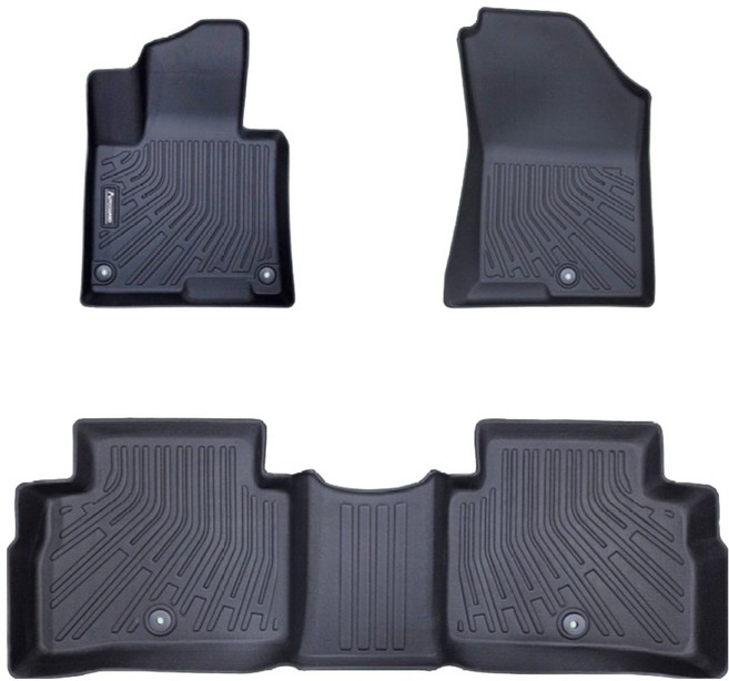 오토가드 TPE 3D 고무 하이브리드 카매트 1 + 2열 풀세트, 블랙, 디올뉴 스포티지 NQ5 2021년 8월