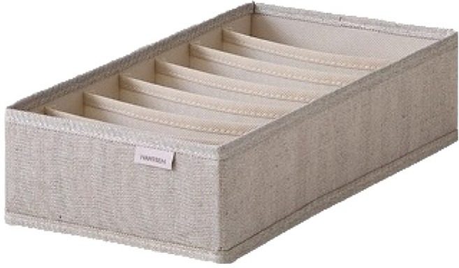 한샘 시그니처 드레스룸 칸칸정리함 7칸S, 웜그레이, 1개