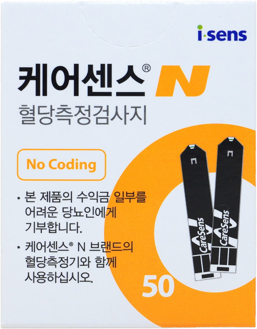 케어센스 N 혈당 측정 검사지, 50개입, 1개
