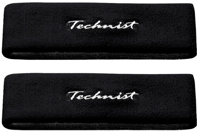테크니스트 스포츠 머리밴드, BLACK, 2개