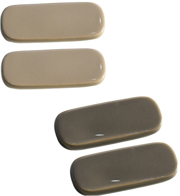 프렐류드 미에뜨 수저받침 2종 세트, 베이지, 브라운, 2세트