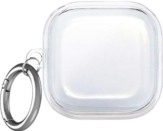 루센트 투명 TPU 케이스 삼성 버즈 4 / 4 프로, 클리어 실버, 1개, 126TPU