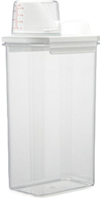 마스마 세제 리필 소분용기 2.3L, 화이트, 1개