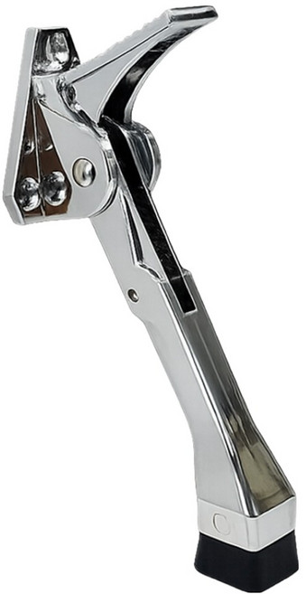 머스트샵 원터치 말굽 도어스토퍼, 크롬, 1개