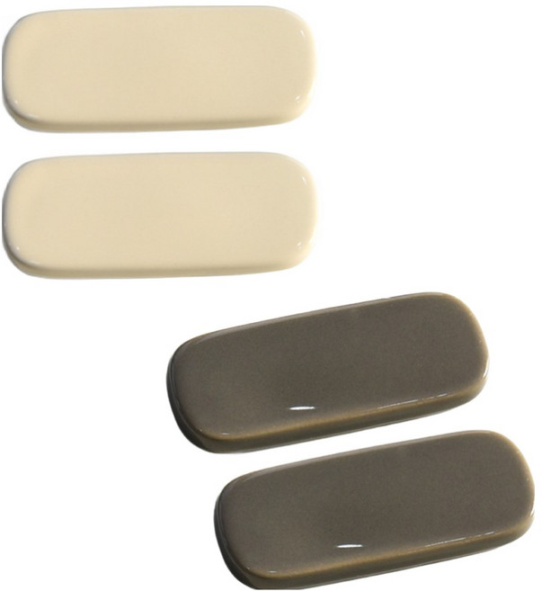 프렐류드 미에뜨 수저받침 2종 세트, 아이보리, 브라운, 2세트