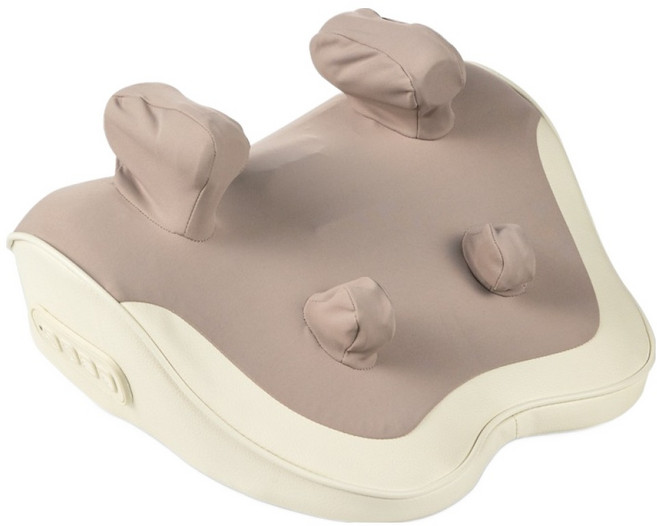 슬리브 프리미엄 온열 딥티슈 목어깨 베개형 안마기, 아이보리, BH-MA1209