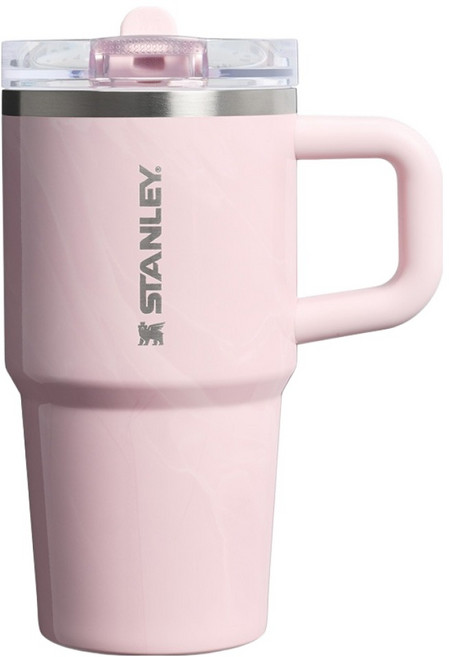 스탠리 퀜처 프로투어 플립 스트로 텀블러, 핑크 아메시스트 칼라카타, 591ml, 1개