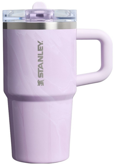 스탠리 퀜처 프로투어 플립 스트로 텀블러, 소프트 아메시스트 칼라카타, 591ml, 1개