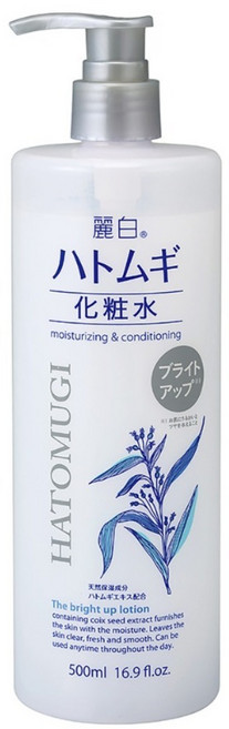 KUMANO 熊野油脂 麗白 薏仁明亮化妝水, 500ml, 1件