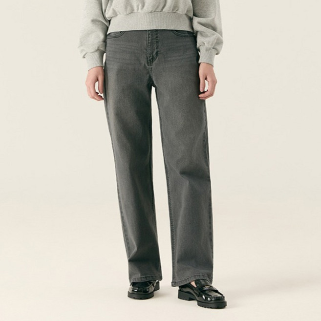 Roem 女款直筒牛仔褲