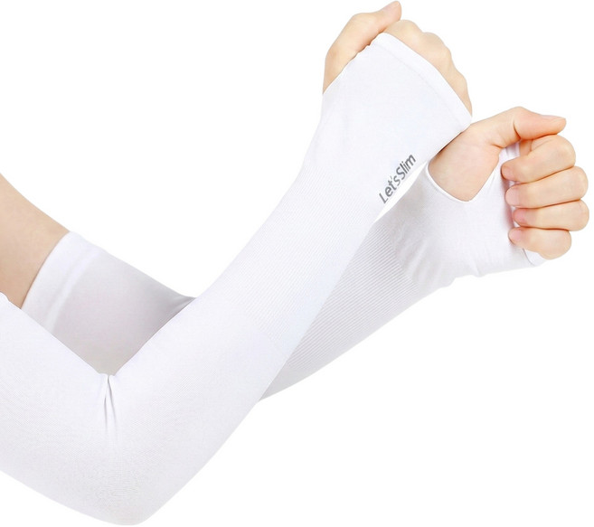 와이홉 아이스 쿨링 팔토시 양손 세트, 화이트, 3세트