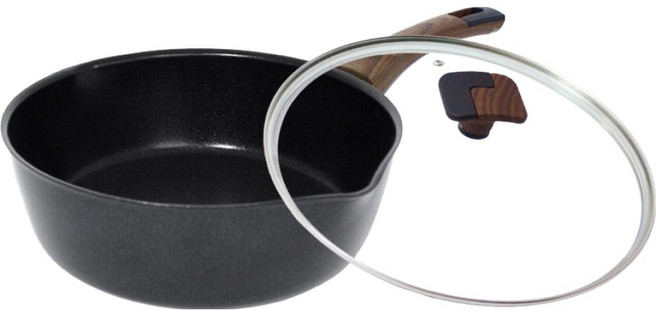 실바트 까리노 IH 인덕션 멀티플렉스팬 22cm + 유리뚜껑 22cm 세트, 1세트