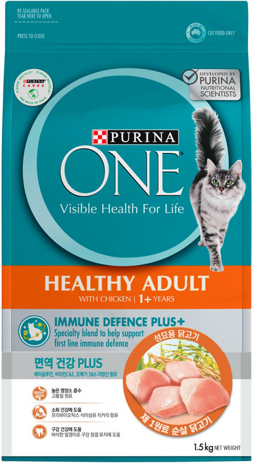 퓨리나원 캣 기능성 사료, 1개, 1.5kg, 닭