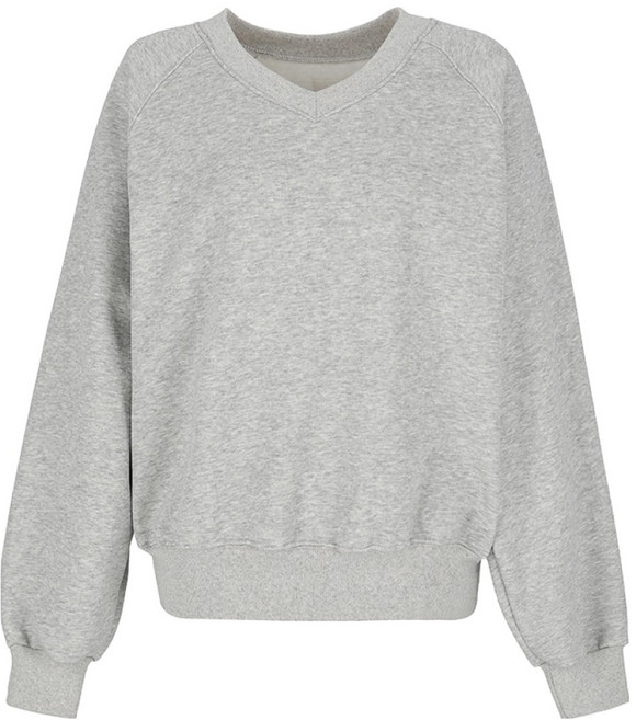 SweetSOUP 여성용 브이넥 맨투맨 WC3LTJ1