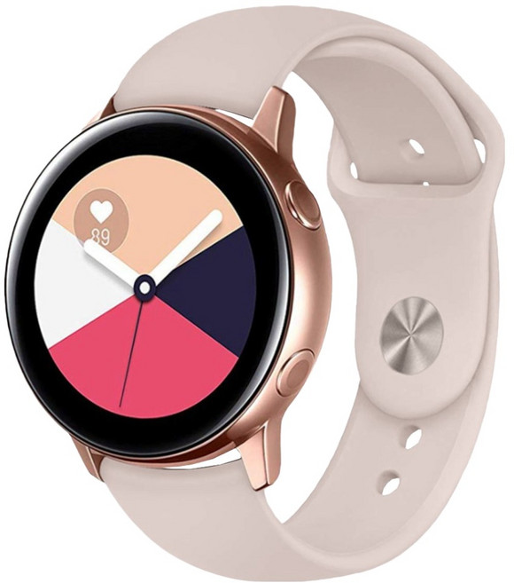 우먼스9999 실리콘 밴드 스트랩 20mm, 인디핑크, 1개