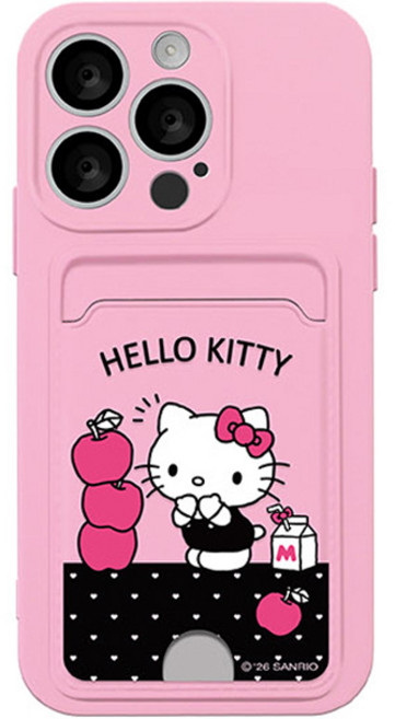 엠픽 헬로키티 파스텔 카드 젤리 휴대폰 케이스