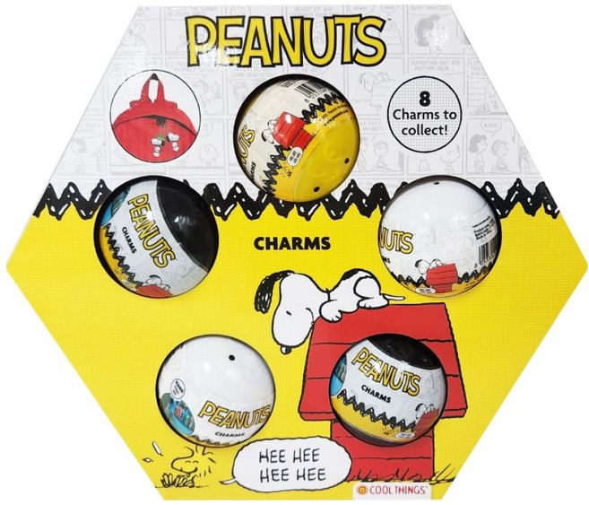 스누피 다이아몬드팩 캡슐피규어 키링 세트 랜덤발송, 1세트