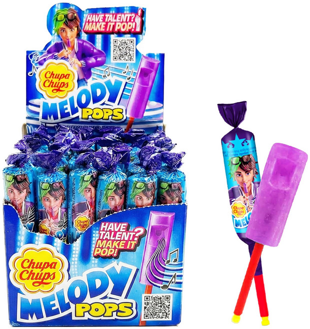 츄파춥스 멜로디팝스 포도맛 36p, 540g, 1개