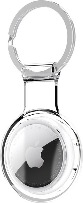 하이온 에어태그 TPU 케이스, 투명, 1개