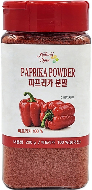 내츄럴스파이스 파프리카 분말, 200g, 1개