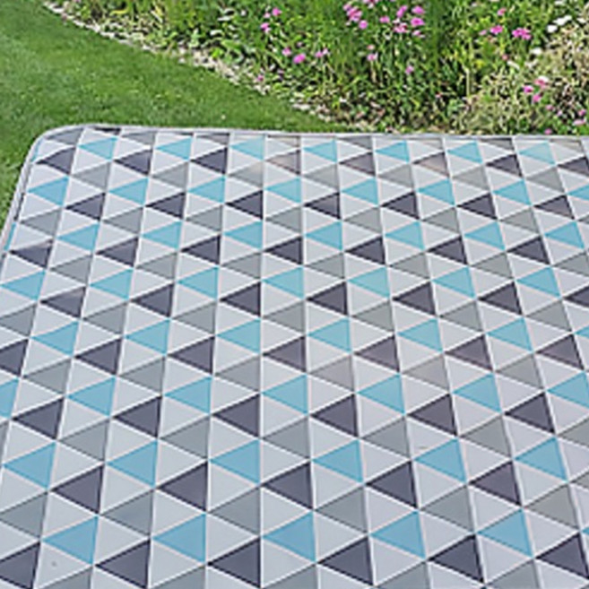 더해피 접이식 피크닉매트, 15 북유럽 삼각 연하늘