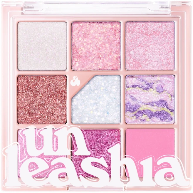 언리시아 글리터피디아 아이 팔레트, No 9 올 오브 핑크 글리터, 1개 - 쿠팡