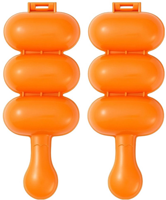 리빙스튜디오 3초 주먹밥 메이커, 2개, 오렌지베어