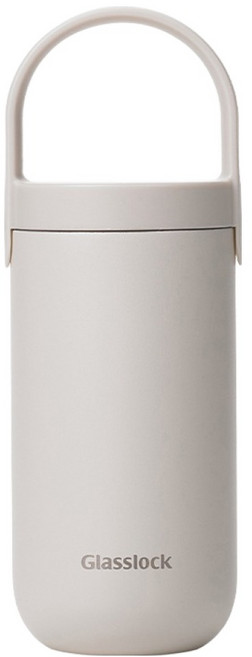 글라스락 캐리 픽스 텀블러, 애쉬 그레이, 1개, 360ml