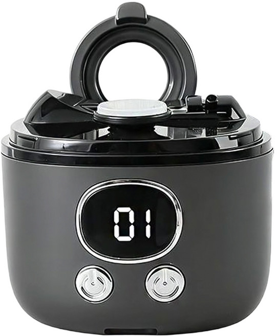Kyhome 雙頭電動照明指甲剪/美甲打磨機/磨甲器 自帶放大鏡, 1個, 深灰色