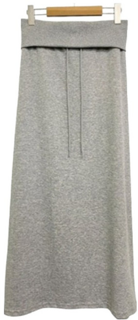 린다샵 무데밀 와이드 폴딩 밴딩 슬림 롱스커트 cpsk7709k62