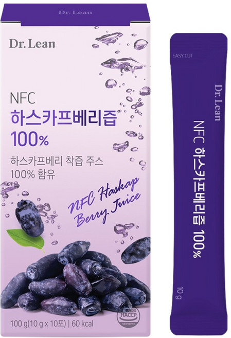 닥터린 NFC 하스카프베리즙, 100g, 1개