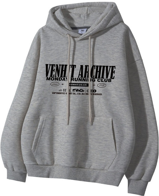 벤힛 남녀공용 아카이브 오버핏 후드티셔츠