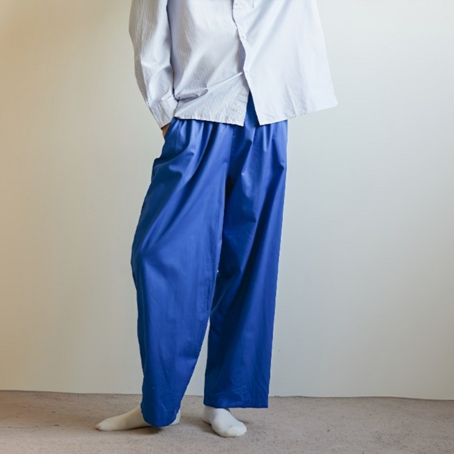 소소미도 커플용 홈워크 순면 9부 파자마 바지